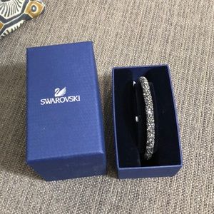 Swarovski- Silver Crystal Dust Cuff